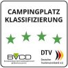 Vier Sterne bei der Campingplatz Klassifizierung